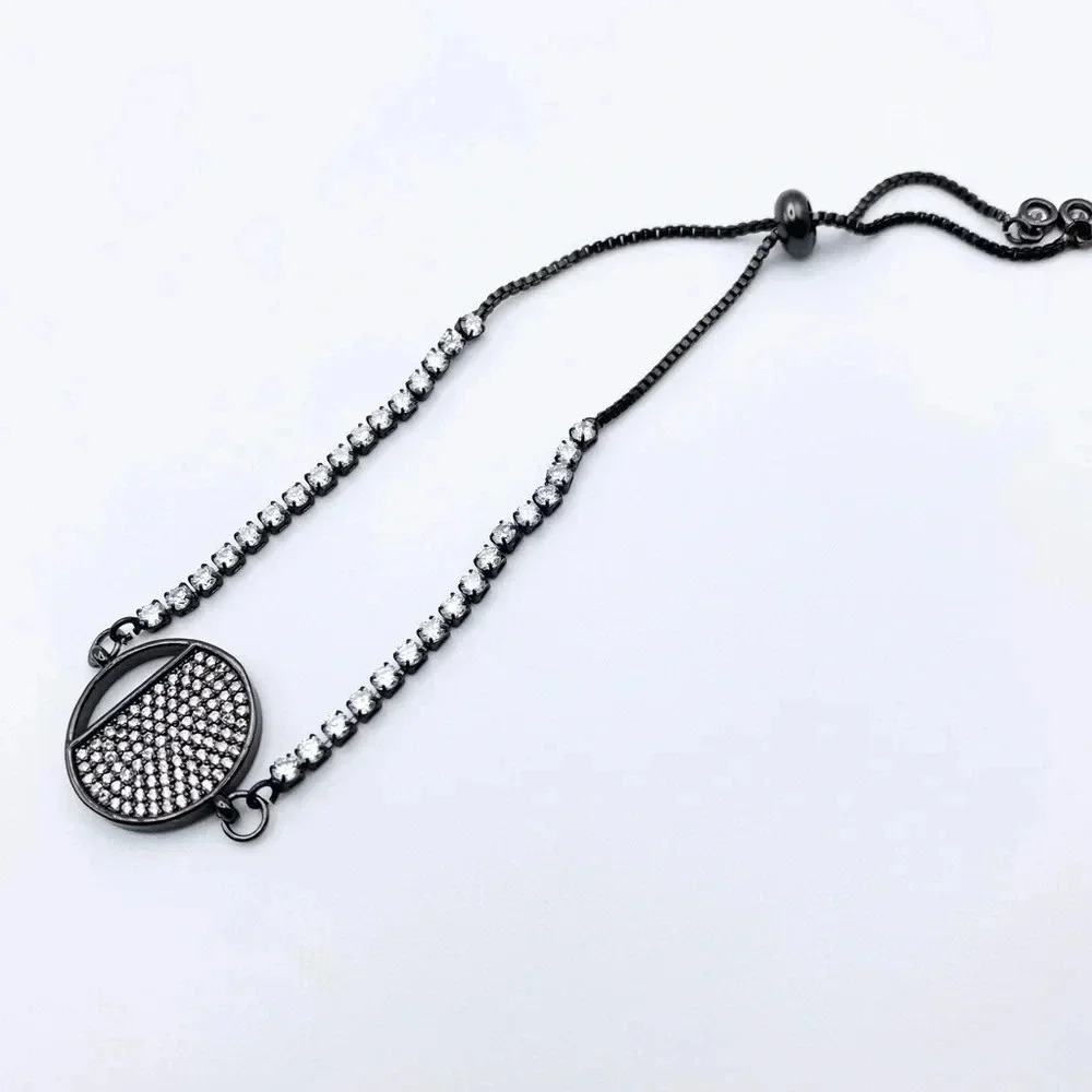 Black ADJUSTABLE Bracelet - Picture 2 of 2